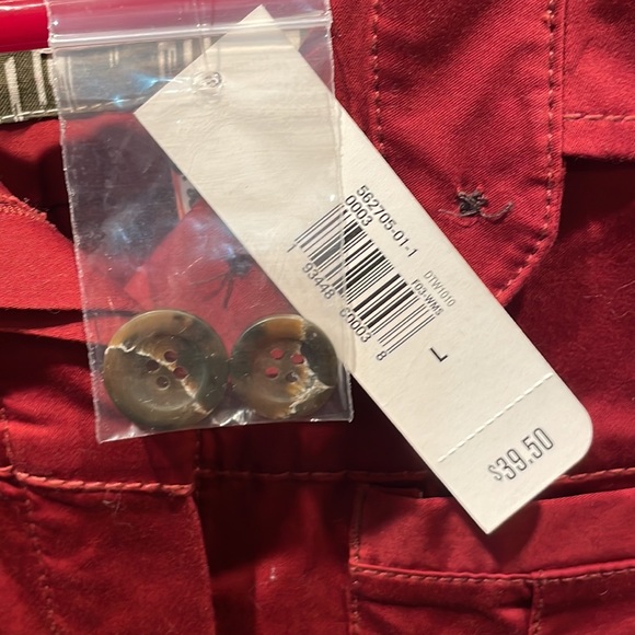 NWT Reddish Orange old navy jacket AS IS and Missing Belt - Picture 4 of 9